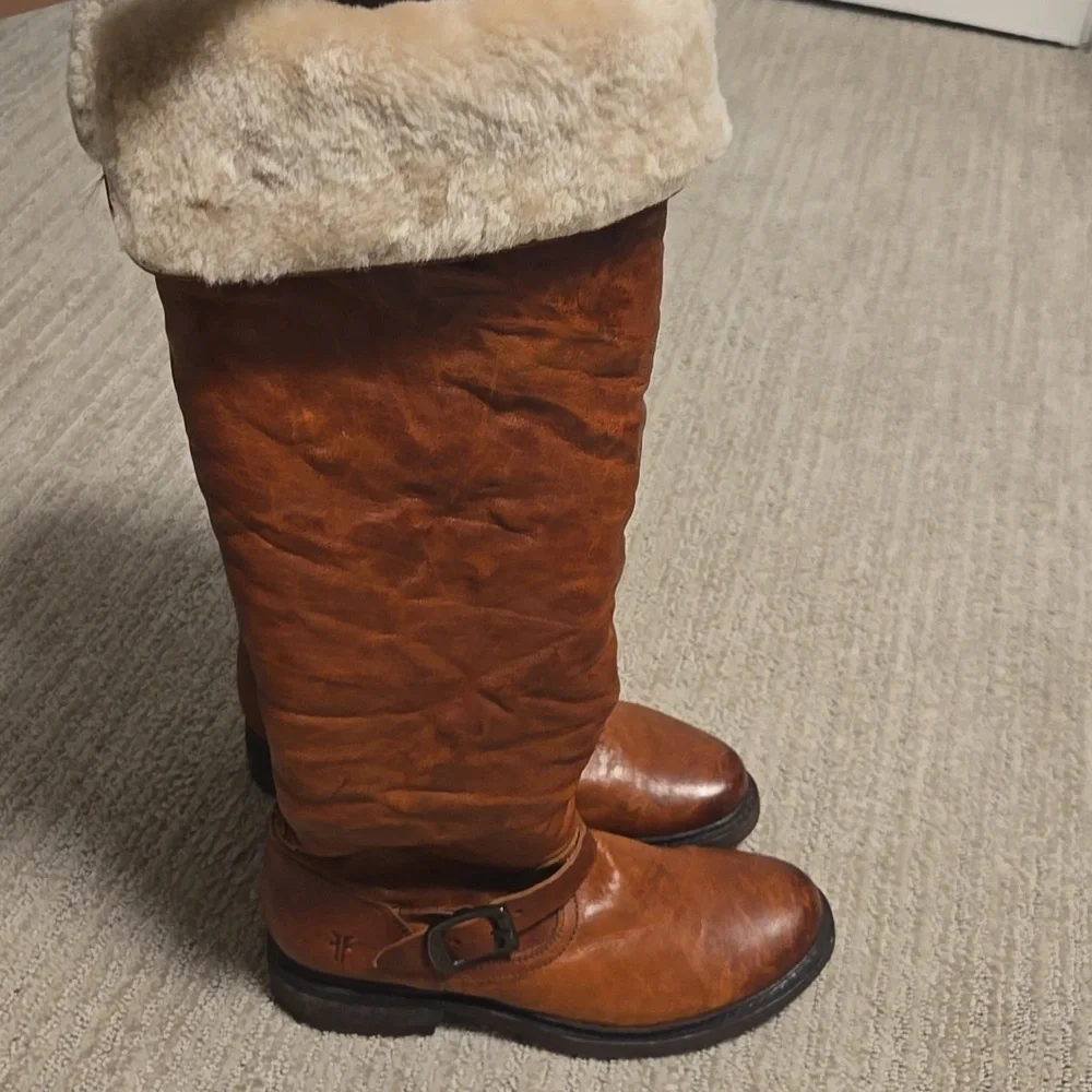 Frye Brown Over the Knee Boots - Picture 7 of 14